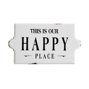 "Happy Place" Sign